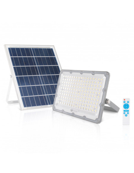 FOCO LED SOLAR 100W 2700LM + CONTROL REMOTO ELBAT