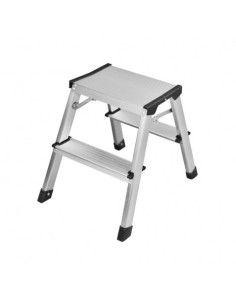 ESCALERA PLEGABLE ALUMINIO 2X2 PELDAÑOS 36X46X40