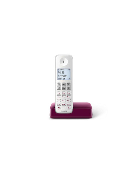 TELEFONO PHILIPS D2301WP BLANCO PURPURA D2301WP/23