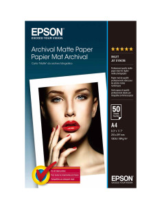 Papel Epson Archival Matte Paper - A4 - 50 hojas C13S041342