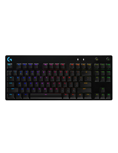 Logitech G pro teclado gaming usb qwerty internacional de ee.uu negro
