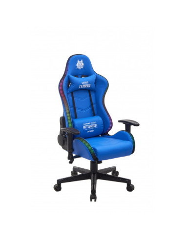 SILLA GAMING RGB SERIE FENRIR AZUL CROMAD