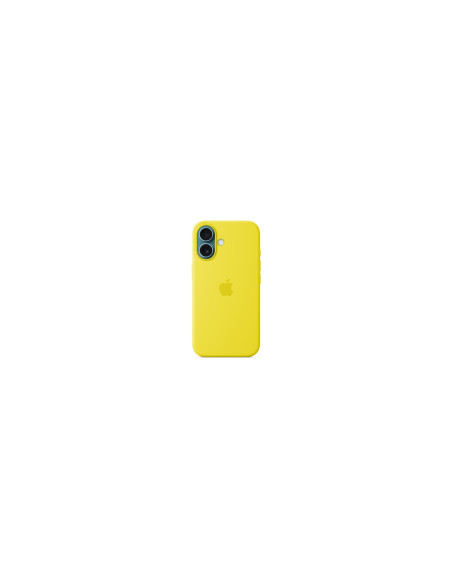Apple Funda de silicona con MagSafe para el iPhone 16 - Amarillo carambola