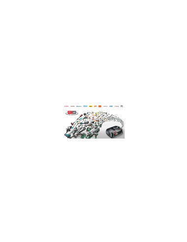 Bosch EasyChain 18V-15-7 Negro, Verde