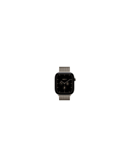 Apple Watch Series 12 (GPS + Cellular) - Caja de titanio en color natural (42 mm) - Pulsera Milanese Loop color natural