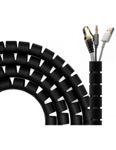 ORGANIZADOR DE CABLE AISENS FLEXIBLE 25MM 2M BLACK