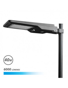 FAROLA LED SOLAR 40W PRO 6000LM 6000K ELBAT