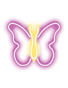 LAMPARA DECORATIVA NEON LED BUTERFLY FOREVER