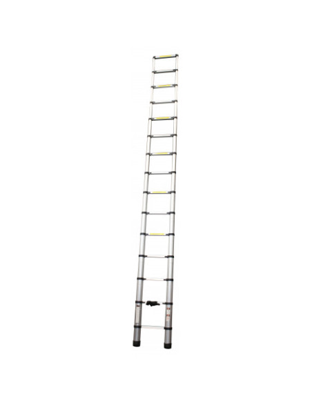 ESCALERA EXTENSIBLE ALUMINIO 14 PELDAÑOS 4.4 METROS MADER