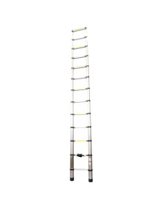 ESCALERA EXTENSIBLE ALUMINIO 12 PELDAÑOS 3.8 METROS MADER