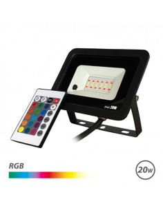 FOCO LED RGB 20W + MANDO ELBAT