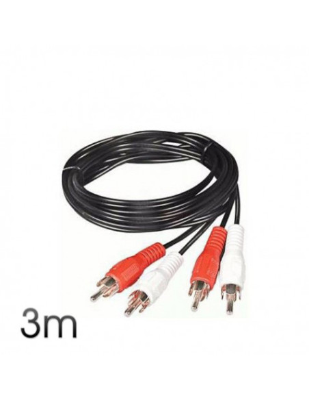 CABLE AUDIO RCA - RCA 3 METROS CROMAD