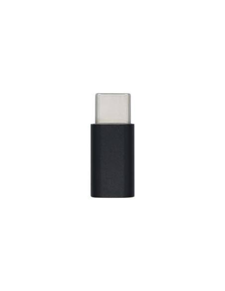 Aisens Mini adaptador usb 2.0 tipo-c macho a Micro usb-b hembra negro