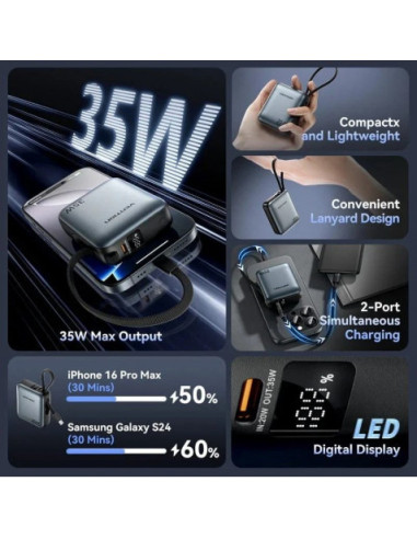 POWERBANK 35W 1000MAH GRIS FHFH0 VENTION