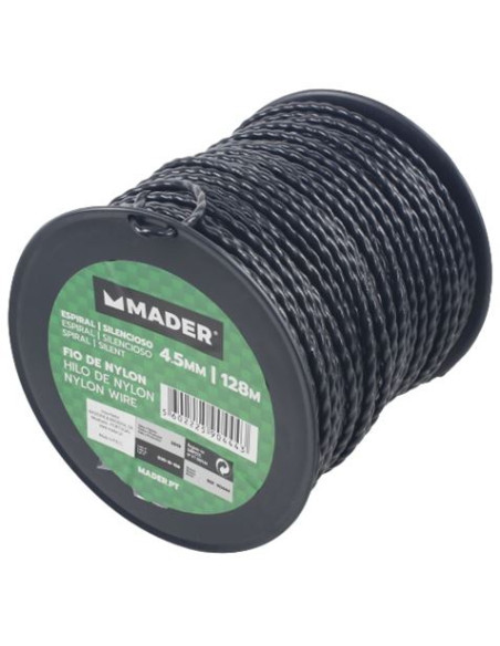 NYLON CORTE REDONDO DESBROZADORA 4.5mmX128mts MADER