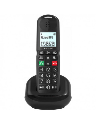 TELEFONO INALAMBRICO SENIOR XL 685 NEGRO ALCATEL