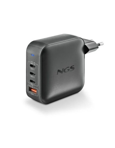 CARGADOR DE PORTATIL NGS BUD GAN 3XUSB-C/USB-A 165W BLACK