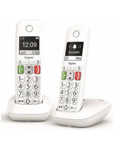TELEFONO INALAMBRICO E290 DUO | TECLAS GRANDES | GIGASET