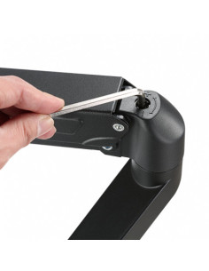 SOPORTE DE MESA 1 MONITOR 17\"-27\" CON PISTON DE GAS CROMAD 2