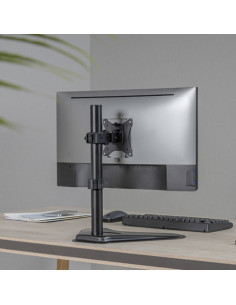SOPORTE DE MESA CON BASE PARA 1 MONITOR 17\"-32\" CROMAD 2