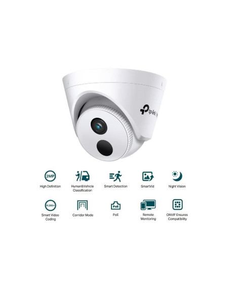 CAMARA IP TP-LINK VIGI TURRET INTERIOR 2MP 4MM IR 30M POE