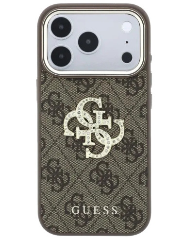 CARCASA GUESS DIAMOND MARRON IPHONE 17 PRO MAX / IPHONE 18 PRO MAX