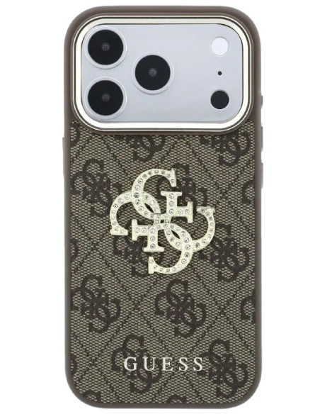 CARCASA GUESS DIAMOND MARRON IPHONE 17 PRO MAX / IPHONE 18 PRO MAX