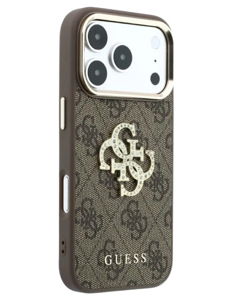CARCASA GUESS DIAMOND MARRON IPHONE 17 PRO MAX / IPHONE 18 PRO MAX