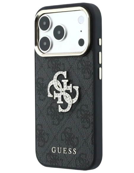 CARCASA GUESS DIAMOND NEGRO IPHONE 17 PRO MAX / IPHONE 18 PRO MAX