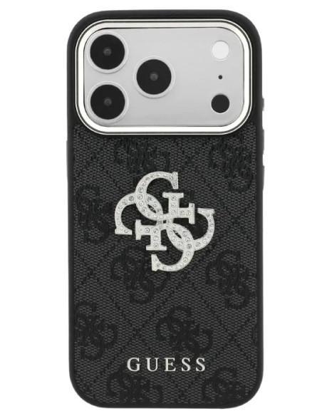 CARCASA GUESS DIAMOND NEGRO IPHONE 17 PRO MAX / IPHONE 18 PRO MAX