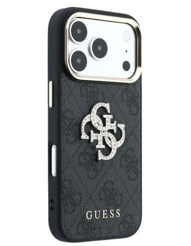 CARCASA GUESS DIAMOND NEGRO IPHONE 17 PRO MAX / IPHONE 18 PRO MAX