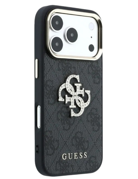 CARCASA GUESS DIAMOND NEGRO IPHONE 17 PRO MAX / IPHONE 18 PRO MAX