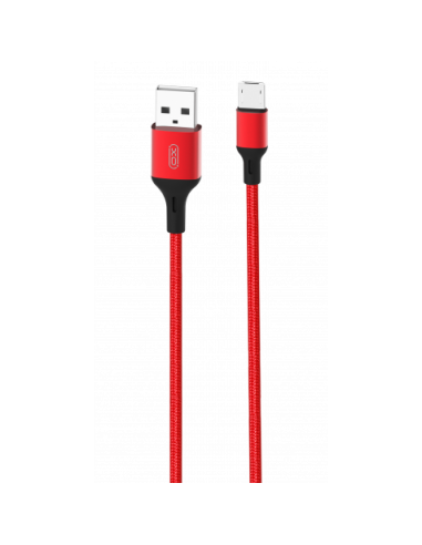 CABLE NB143 CORDON USB - MICRO USB | 2.4A | 1 MTR | ROJO XO