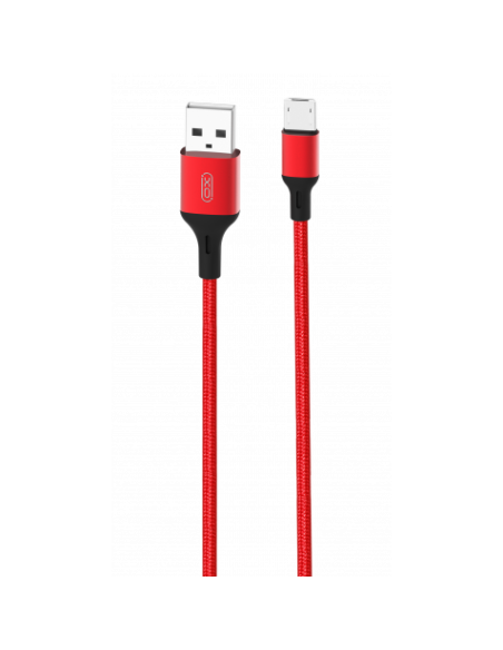 CABLE NB143 CORDON USB - MICRO USB | 2.4A | 1 MTR | ROJO XO