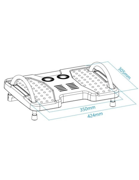 REPOSAPIES ERGONOMICO TOOQ CONFORT GREY