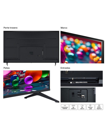 TELEVISOR LG ULTIMATE AI 75 UHD 4K USB SMART TV WEBOS WIFI BLUETOOTH