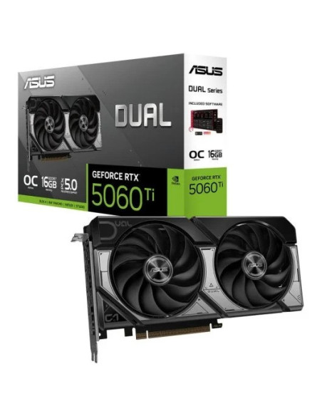 TARJETA DE VIDEO NVIDIA ASUS RTX 5060 TI DUAL OC 16GB GDDR7