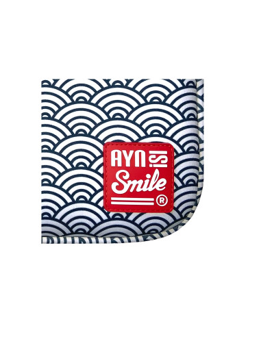 Funda Sleeve para Portátil de 13 y 14 pulgadas Smile Kimono de Neopreno estampado Japonés Seigaiha