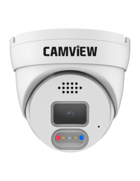CAMARA IP DOMO 5MP POE FULL AI SIRENA, AUDIO, LUCES Y MICRO SD CAMVIEW