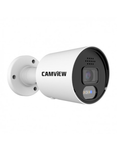 CAMARA IP BULLET 5MP POE FULL AI SIRENA, AUDIO, LUCES Y MICRO SD CAMVIEW