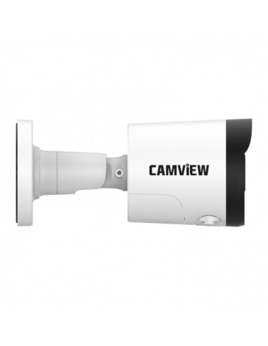 CAMARA IP BULLET 5MP POE CON AI SIRENA, AUDIO, LUCES Y MICRO SD CAMVIEW