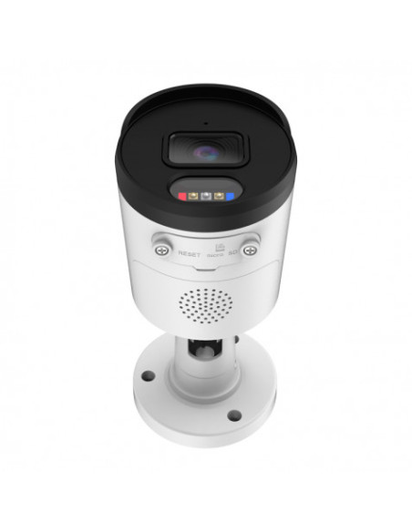 CAMARA IP BULLET 5MP POE CON AI SIRENA, AUDIO, LUCES Y MICRO SD CAMVIEW