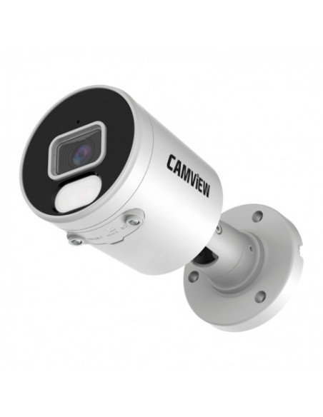 CAMARA IP BULLET 4MP POE DUAL LIGHT CON IA MICRÓFONO Y MICRO SD CAMVIEW