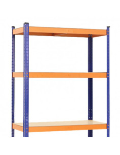 ESTANTERIA METALICA 5 BALDAS 180X80X40CM 100KGS BLIM 2