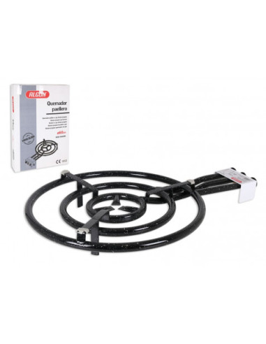 QUEMADOR DE ACERO 60CM PARA PAELLERO GAS ALGON