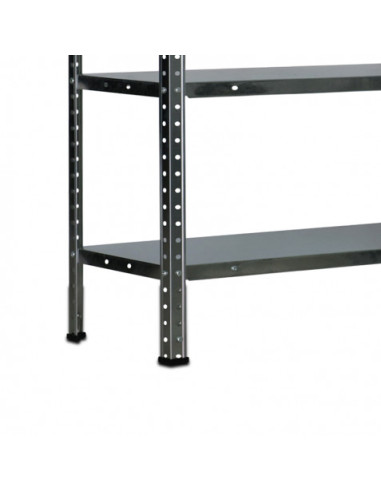 ESTANTERIA ACERO GALVANIZADO 4 BALDAS 70X30X145CM BLIM