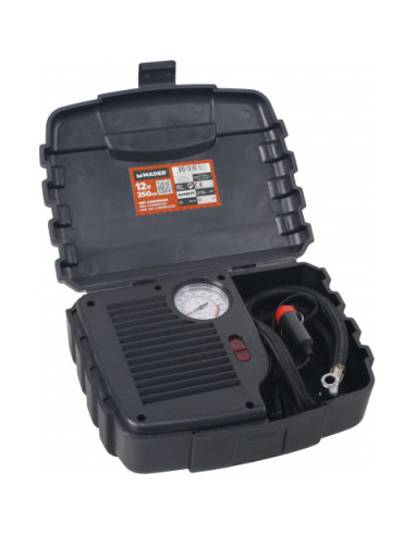 MINI COMPRESOR AIRE 250PSI, 12V MADER