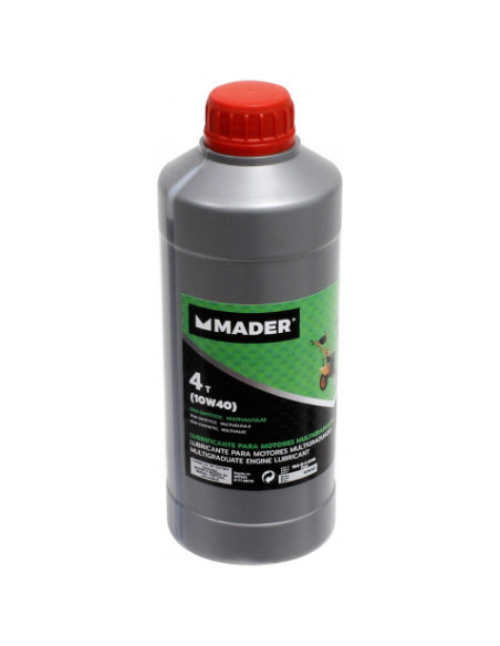 LUBRICANTE SINTÉTICO 4T 10W40. 1L MADER