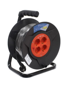 ENROLLADOR DE CABLE 25 METROS CABLE 3X1.5MM SUPER POWER
