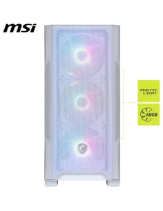 CAJA ORDENADOR GAMING MSI MAG FORGE M100R MATX ARGB WHITE 2